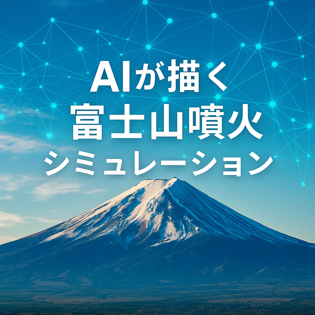 AIが描く富士山噴火シナリオ